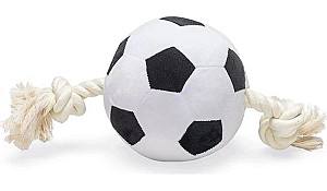 Jucarie pentru caine Beeztees Football with Rope (626960)