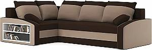 Canapea coltar Magnifico Meble Grande Left Shelf Bonell Mikrofaza 20/Mikrofaza 48 Left Maro/Cappuccino (Bej))