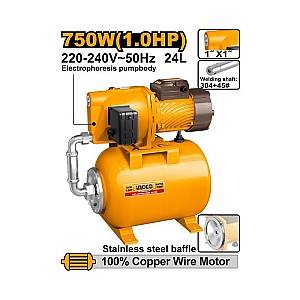 Насосная станция гидрофор INGCO JPT075068 750W