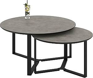 Masuta de cafea, reviste Mika Miami 80 cm / 58 cm Retro Stone