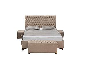 Set dormitor StarM Button-1 Beige, Modern