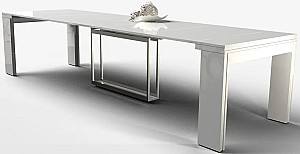 Стол ArtFlame Console Glossy White (Глянцевый белый) 2.6м