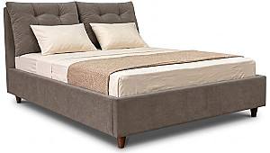 Кровать Queens Adele Eco 140x200 Velluto 03 (Коричневый)
