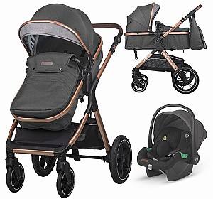 Коляска 3 в 1 Coccolle Melora Diamond Black