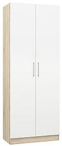 Шкаф Mobildor Lux Practik (полки) (80x40x210H см) Дуб Сонома / Белый