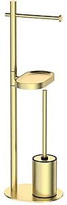 Ершик для унитаза Gappo G905-3 Satin GOLD