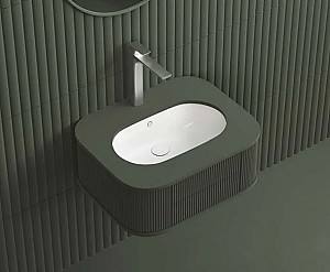 Lavoar baie DREMEX IRIS Round 514x306x140 White Glossy