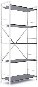 Etajera Nex Loft Alb/Antracit (Gri) 5 rafturi