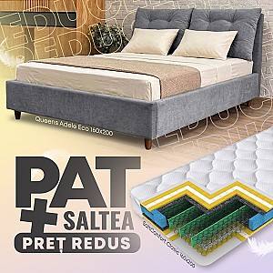 Кровать Queens Adele Eco 160x200 + Матрас Salt Confort Clasic 160x200
