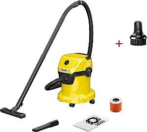 Промышленный пылесос KARCHER WD 3 V-15/4/20 + Duza WD 1 Жёлтый
