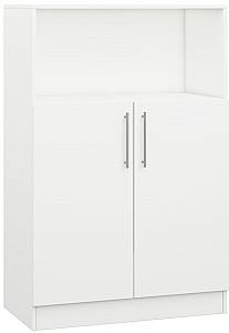 Comoda Mobildor Lux Practik semi-deschisa cu polite (80x40x120H cm) Alb