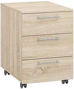 Comoda Mobildor Lux Practik 3 sertare Sonoma
