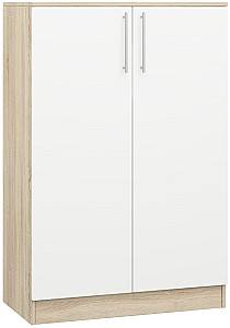 Comoda Mobildor Lux Practik (80x40x120H cm) Sonoma/Alb