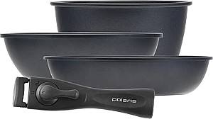 Set vase de gatit Polaris EasyKeep-4DG Black