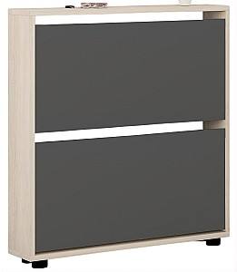 Обувница Mobildor Lux Leo Slim (50x16x86H см) Сонома/Антрацит