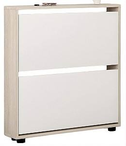 Обувница Mobildor Lux Leo Slim (50x16x86H см) Сонома/Белый