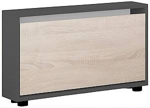 Обувница Mobildor Lux Leo Slim (50x16x47H см) Антрацит/Сонома