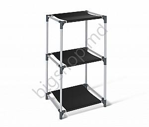 Полка на стену Sheffilton SHT-SS7-P (Темно-Серый/Серый/Черный)