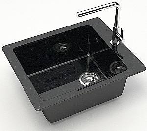 Chiuveta de bucatarie Marrbaxx Z008Q4 Black Lucios