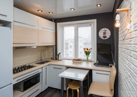 Amenajarea unei bucătării mici!