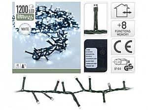 Luminite pentru brad Christmas Luminite de sarbatoare ramura 1200LED alb