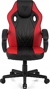 Fotoliu de birou SENSE7 Prism Black and Red