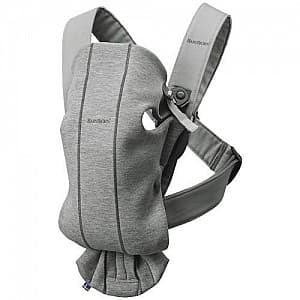 Рюкзак кенгуру BabyBjorn Mini Light Grey 3D Jersey