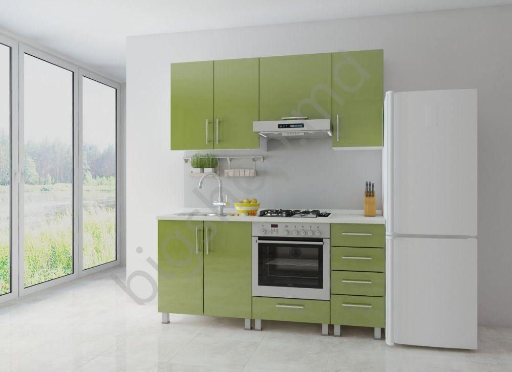 Set mobila bucatarie Fabrik Home Concord Olive 1.8 m