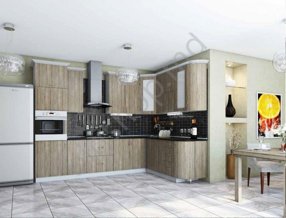 Кухонный гарнитур Confort-NV Санрайз (3.0x1.7/0.72/0.92м)