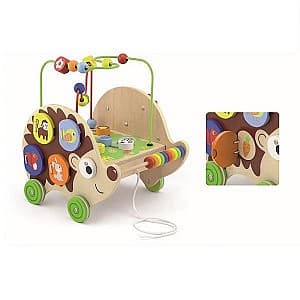 Jucarie interactiva VIGA Pull Along Activity Hedgehog