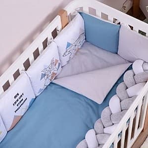 Lenjerie de pat pentru copii Veres Scandi Blue (220.38)
