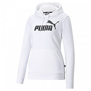 Батник для женщин Puma Ess Logo Hoodie Tr White