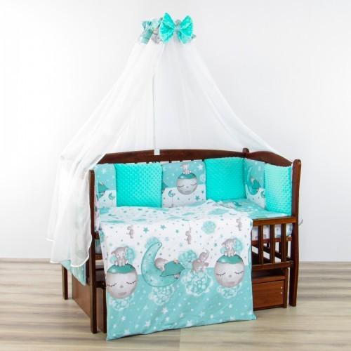 Постельное белье Carapuz Мишки, Слоники бирюзовый