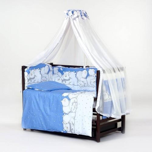 Lenjerie de pat Carapuz Ursuleț Umka albastru