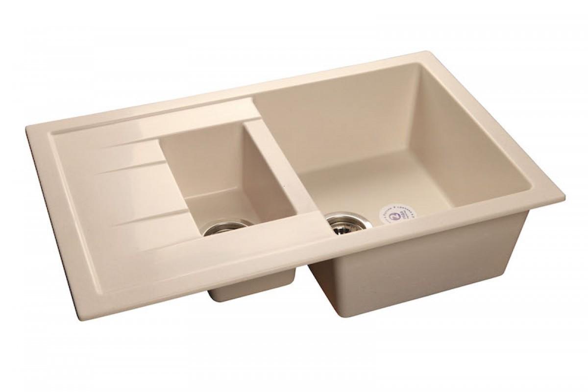 Кухонная мойка GranFest Quadro GF-Q775KL White