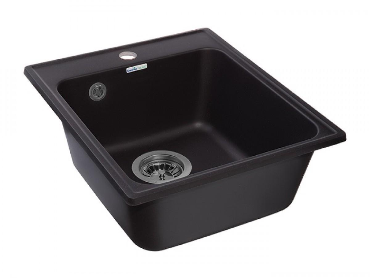 Кухонная мойка GranFest QUARZ GF-Z17 Black