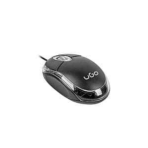 Mouse UGO Mouse Simple Wired, 1200 DPI, Optical, black