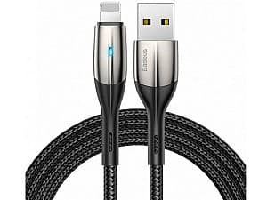 USB сablu Baseus USB to Lightning Horizontal 2.4A 1m Black