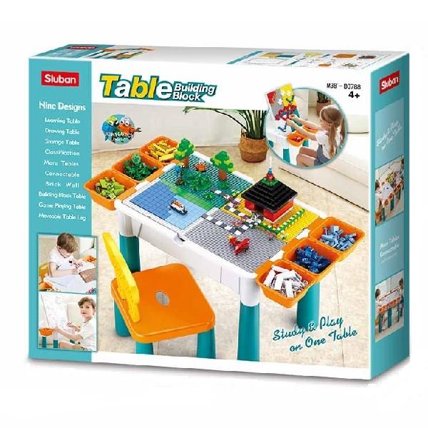 Jucarie interactiva Sluban Masa pentru joc 9in1