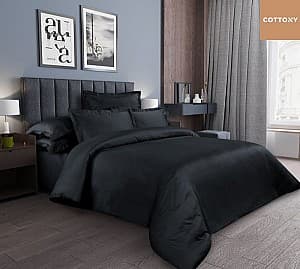 Комплект постельного белья SATIN DE LUX  Black Uniton Euro