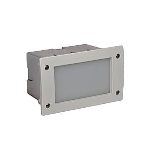 Фасадный светильник Fumagalli LETI 200 White OPAL GX53 LED 3W 4K