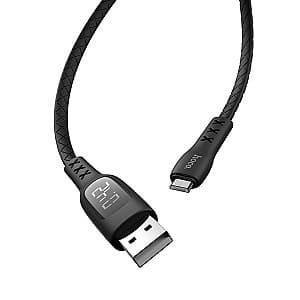 USB-кабель HOCO Micro USB S6 Sentinel with Timing Display 1.2m Black
