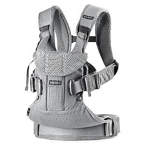 Marsupiu pentru bebelusi BabyBjorn One Air Silver 3D Mesh