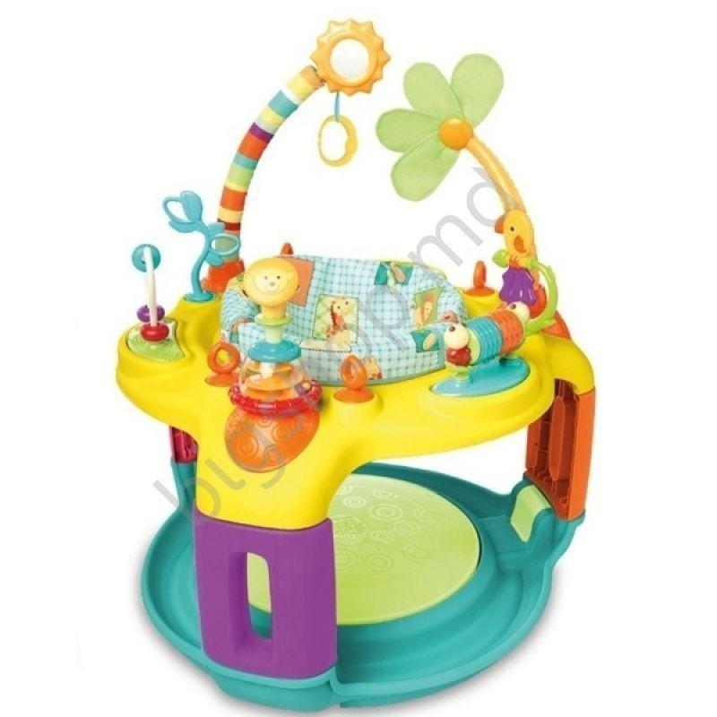 Covoras de joaca copii Bright Starts Springin’ Safari Bounce-A-Round