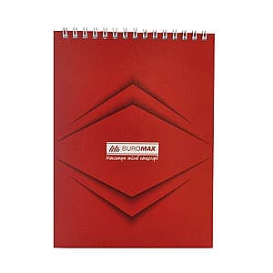 Блокнот / дневник Buromax Monochrome 48f red
