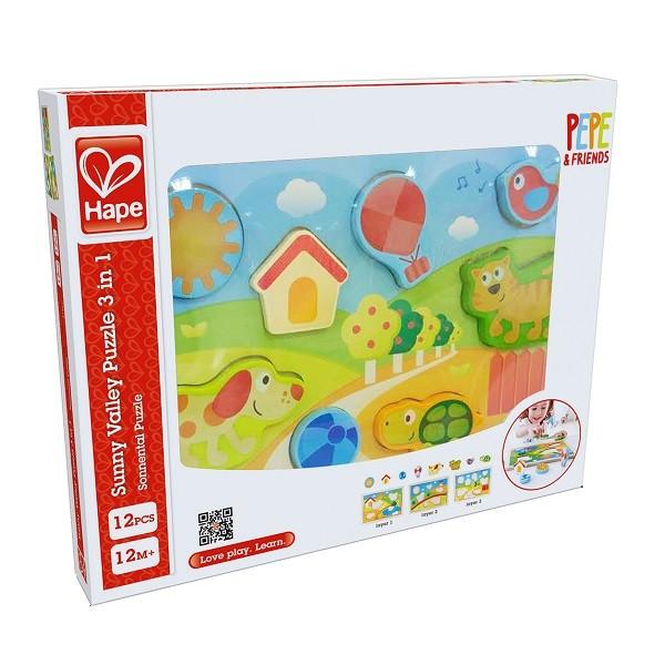 Интерактивная игрушка Hape Солнечная долина (3 в 1)