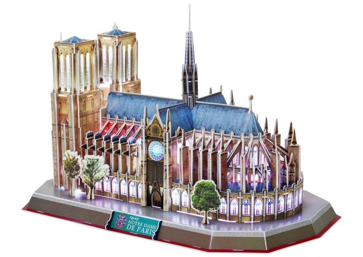 Puzzle CubicFun L173h Notre Dame de Paris LED