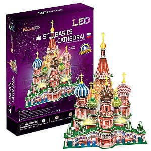 Пазлы CubicFun L519h St. Basils Cathedral LED