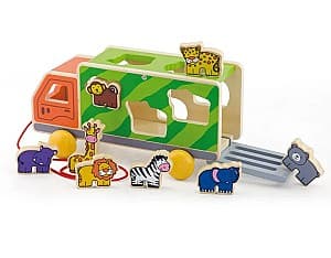 Jucarie interactiva VIGA 50344 Pull Along Animal Truck