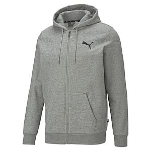 Hanorac barbati Puma Ess Small Logo Fz Hoodie Fl gray